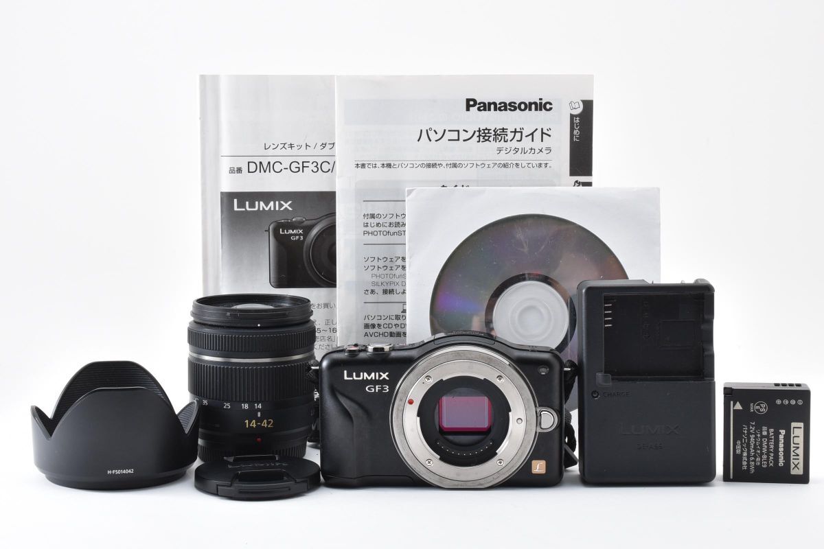 【大人気】 Panasonic パナソニック LUMIX DMC-GF3 レンズキット ミラーレス一眼カメラ #28-3