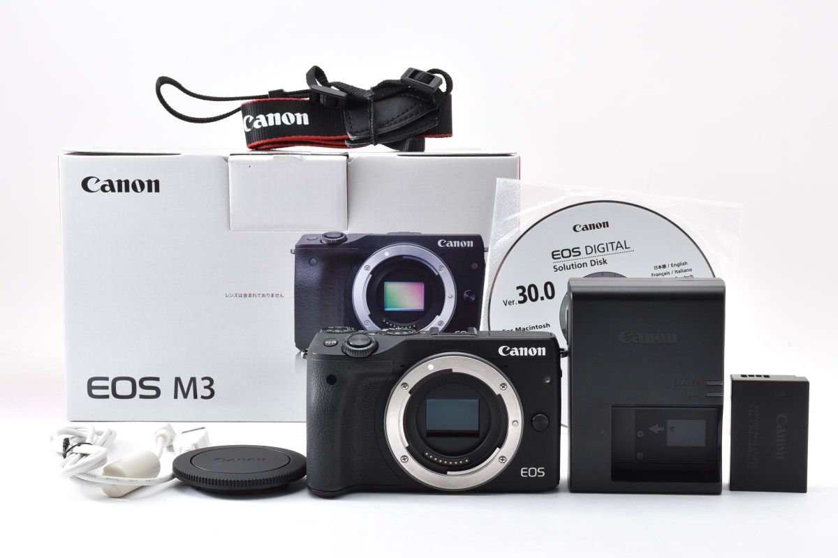 【箱付き】 CANON キャノン EOS M3 ボディ ミラーレス一眼カメラ #153-1