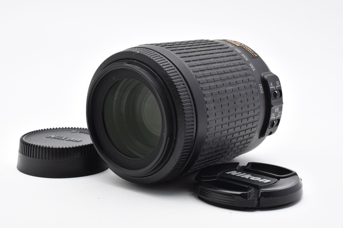 【動作好調】 Nikon ニコン AF-S DX NIKKOR 55-200mm F4-5.6 G ED VR レンズ デジタル一眼カメラ #75-6B