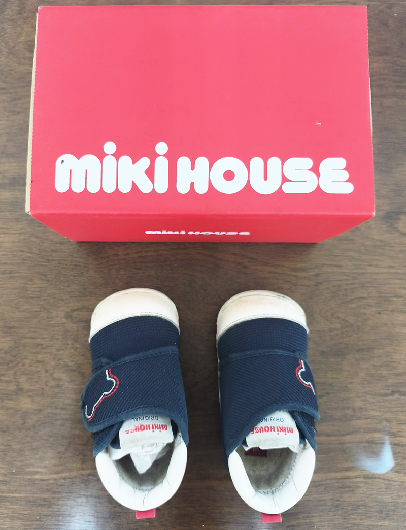 MIKI HOUSE ミキハウス 靴 シューズ スニーカー 12cm 紺 ネイビー 10-9355-737