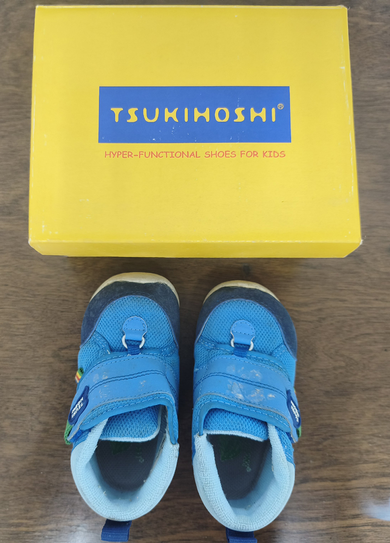 TSUKIHOSHI ツキホシ ムーンスター 靴 シューズ スニーカー 13cm ブルー TH BABY 1008
