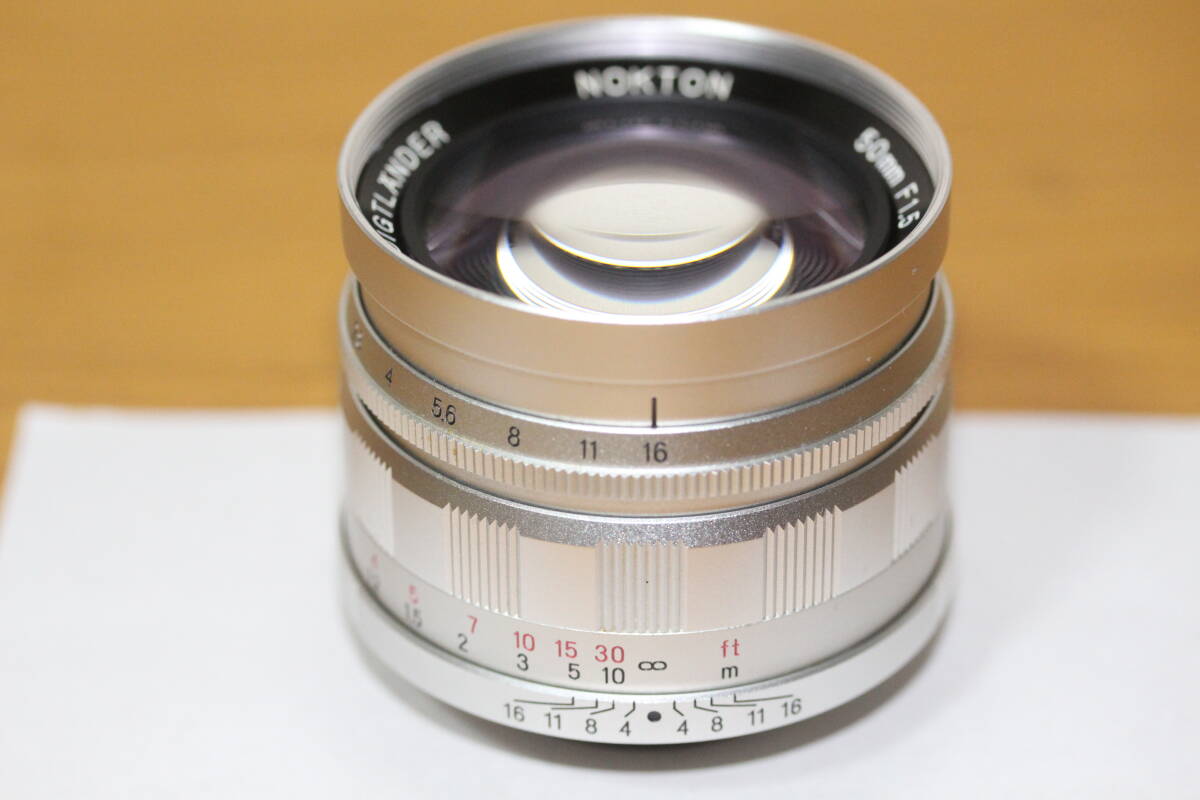 voigtlander nokton 50mm f1.5 ASPHERICAL for leica L mount フォクトレンダー ノクトン 50/1.5 ライカ Lマウント用 L39マウント