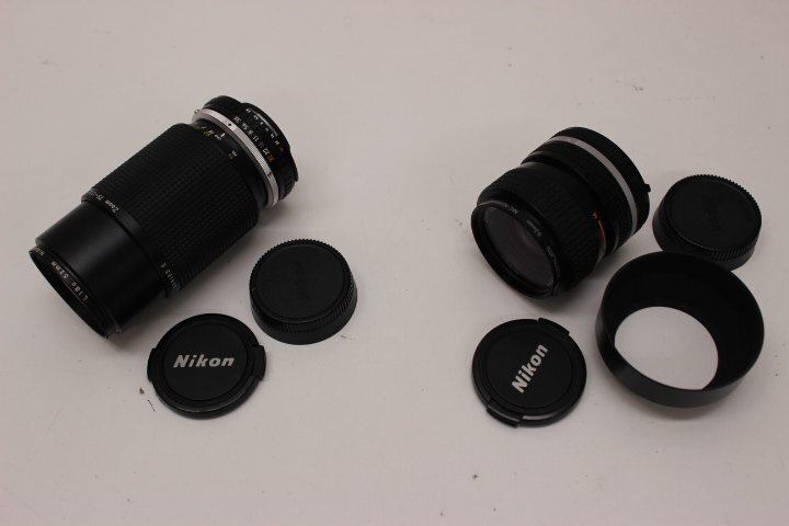 ○○Nikon カメラ レンズ　2個セット 中古 未チェック【ジャンク扱い・現状渡し】ニコンン 35-70mm/75-150ｍｍ　NIKKOR