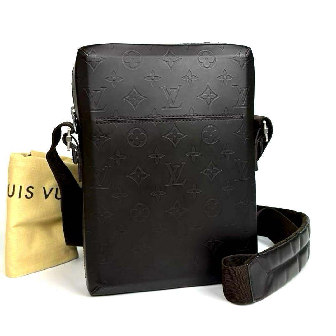【極美品】LOUIS VUITTON ルイヴィトン モノグラムグラセ ボビー M46520 ショルダーバッグ ポシェット フォーマル 男女兼用 レザー 人気