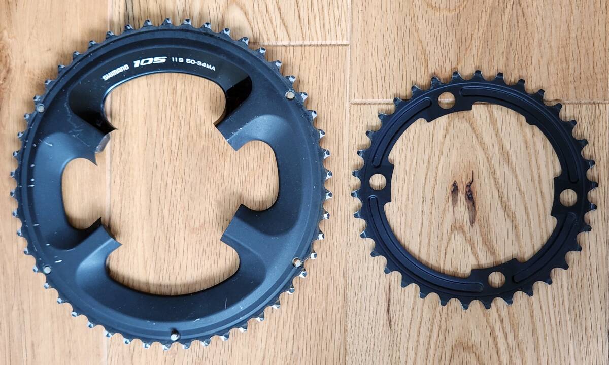 SHIMANO 105 11S 50-34T チェーンリング FC-5800