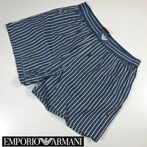 ◎新品 エンポリオアルマーニ EMPORIO ARMANI ロゴ トランクス パンツ 下着 M-L メンズ 男性 紳士 正規品