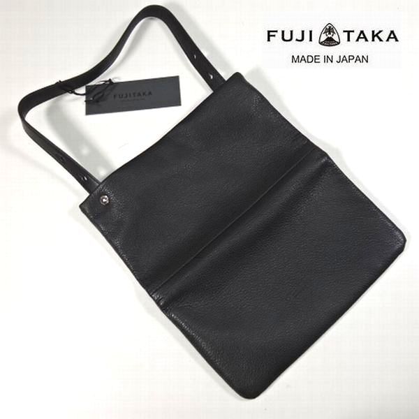 ◎新品 FUJITAKA フジタカ 定価29700円 日本製 本革レザー トートバッグ サブバッグB5 黒 IKETEI イケテイ 678701