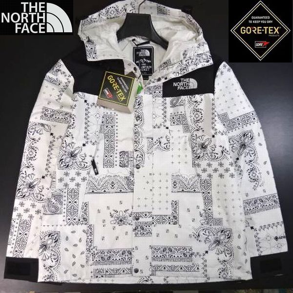 新品 ノースフェイス GORE-TEX マウンテンジャケット ブルゾン 白 黒 バンダナ LL 105 THE NORTH FACE 1990 MOUNTAIN JACKET 正規品 メンズ