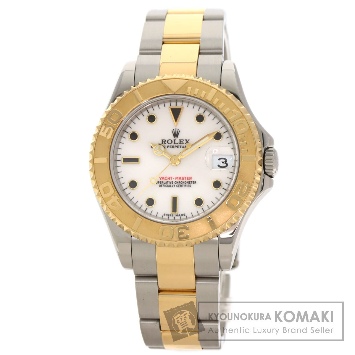 ROLEX ロレックス 168623 ヨットマスター 腕時計 ステンレススチール SSxK18YG ボーイズ 中古