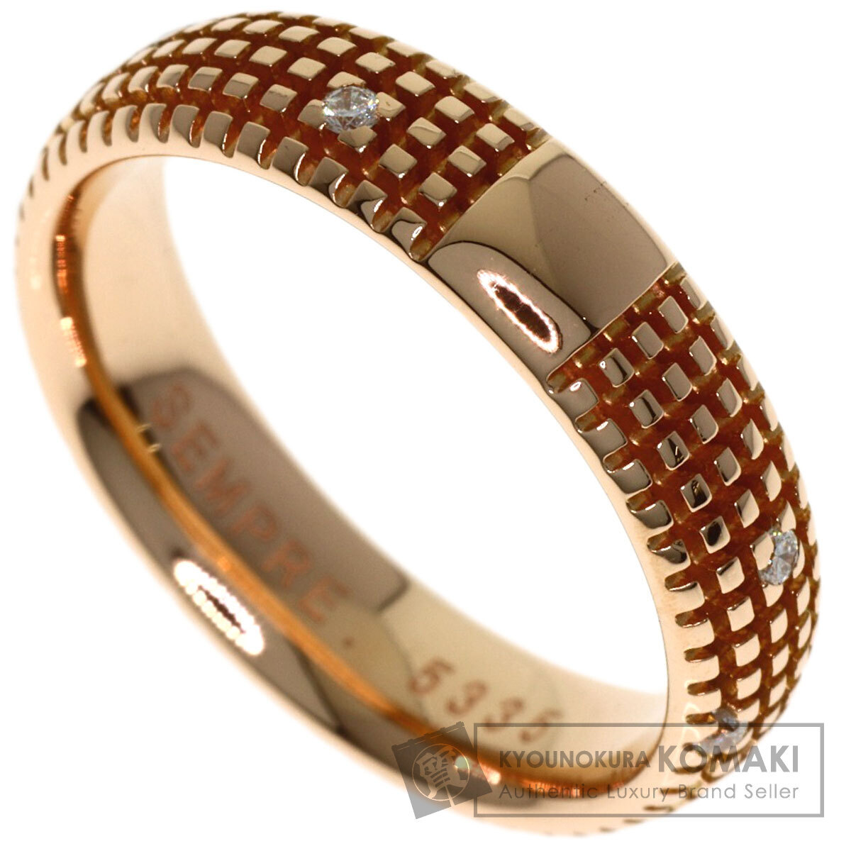 Damiani ダミアーニ メトロポリタン ダイヤモンド リング・指輪 K18ピンクゴールド レディース 中古