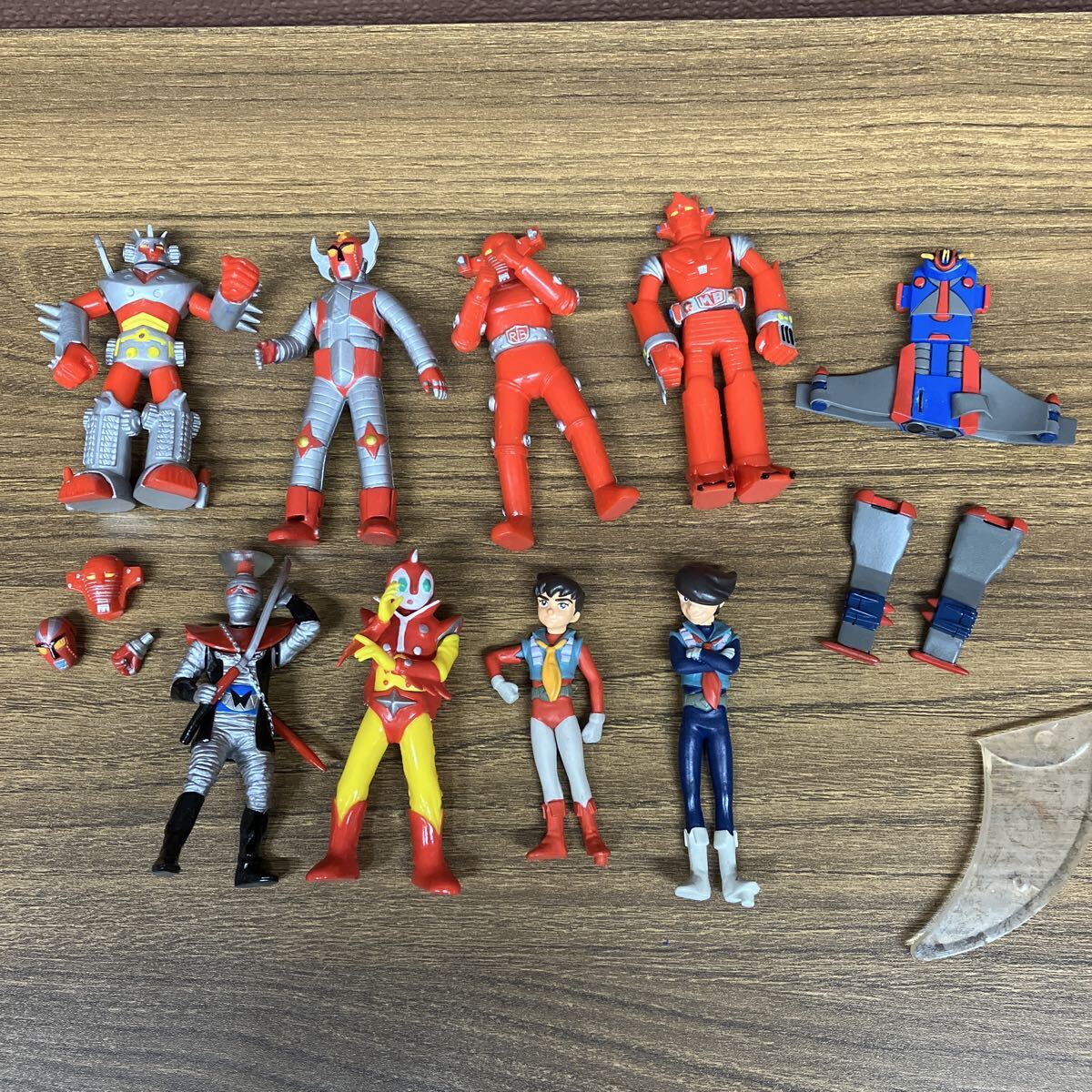 ⑪特撮ヒーロー フィギュア ソフビ まとめ売り 昭和レトロ