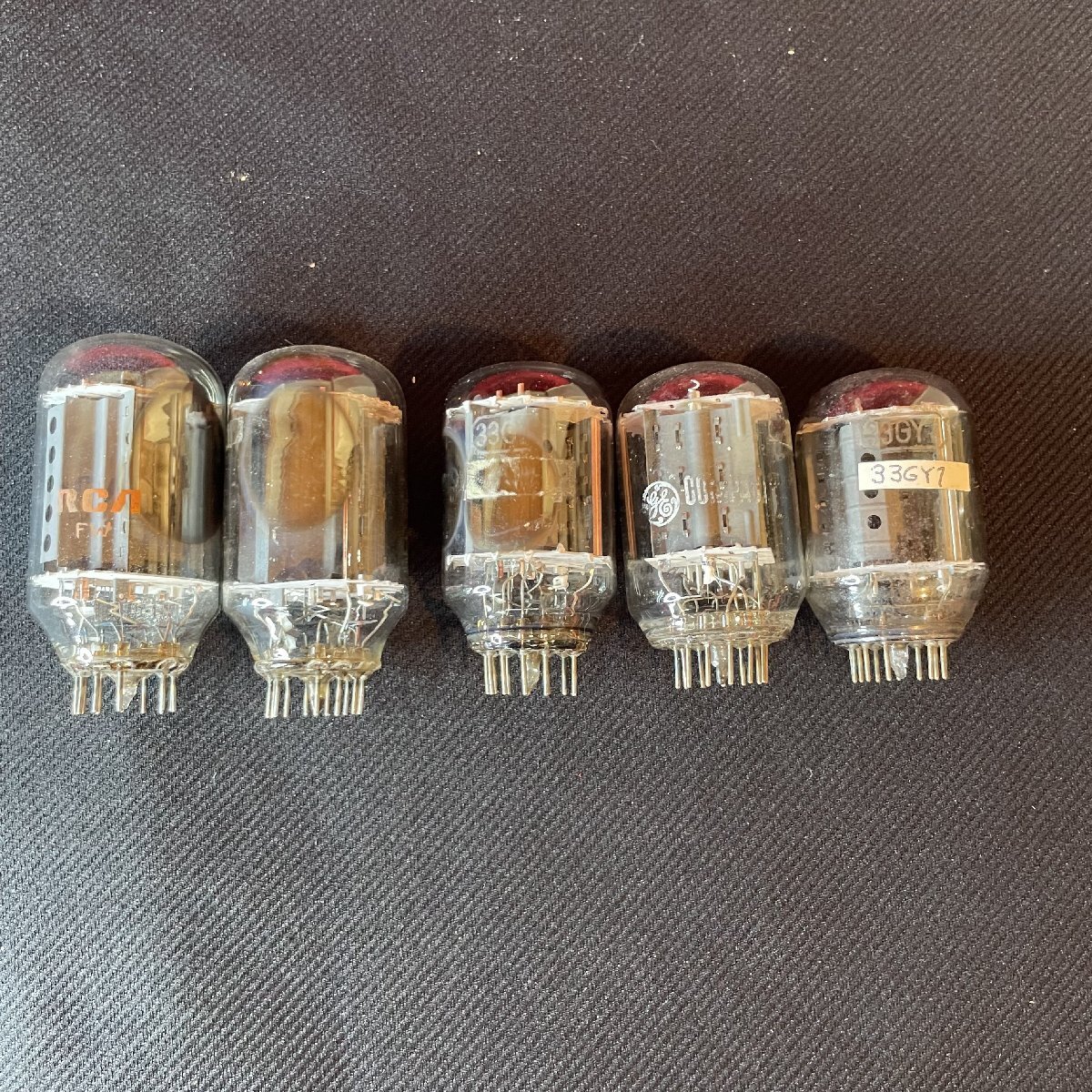真空管各種 RCA FW(33GY7A) ×3 (33GY7)×２ 動作未確認　メーカー不明