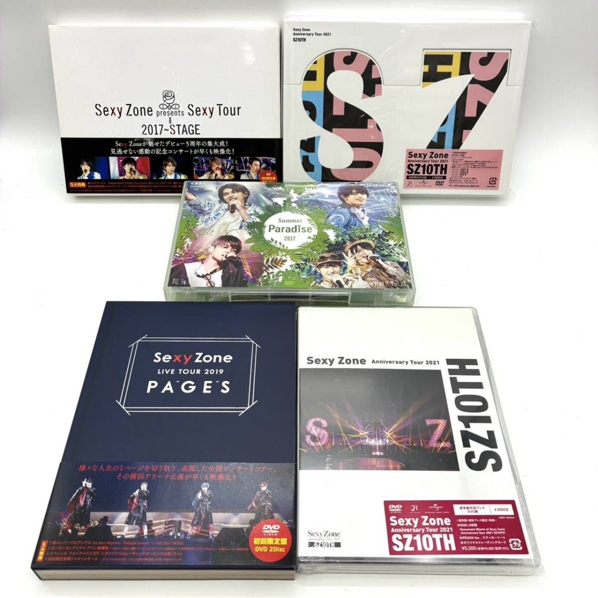 Sexy Zone セクシーゾーン DVD サマパラ 2017 2019 SexyTour Anniversary Tour 2021 SZ10TH 初回限定盤 Summer Paradise　【新570】 