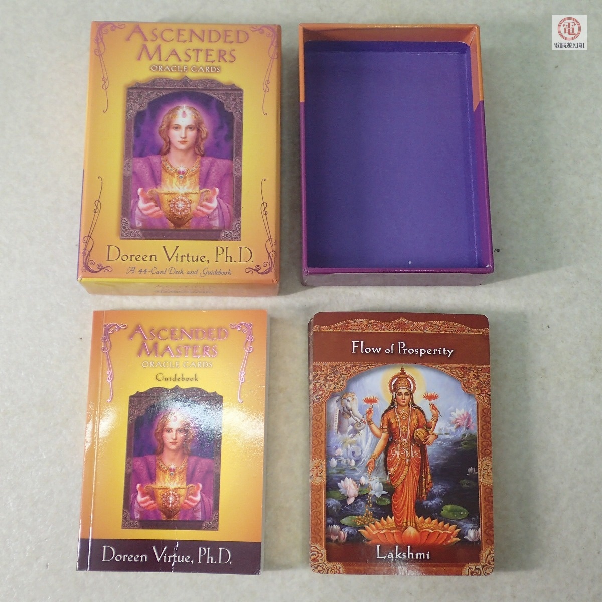 ○占いカード Ascended Masters Oracle Cards アセンデッドマスター オラクルカード 金縁 難あり 日本語解説付【10