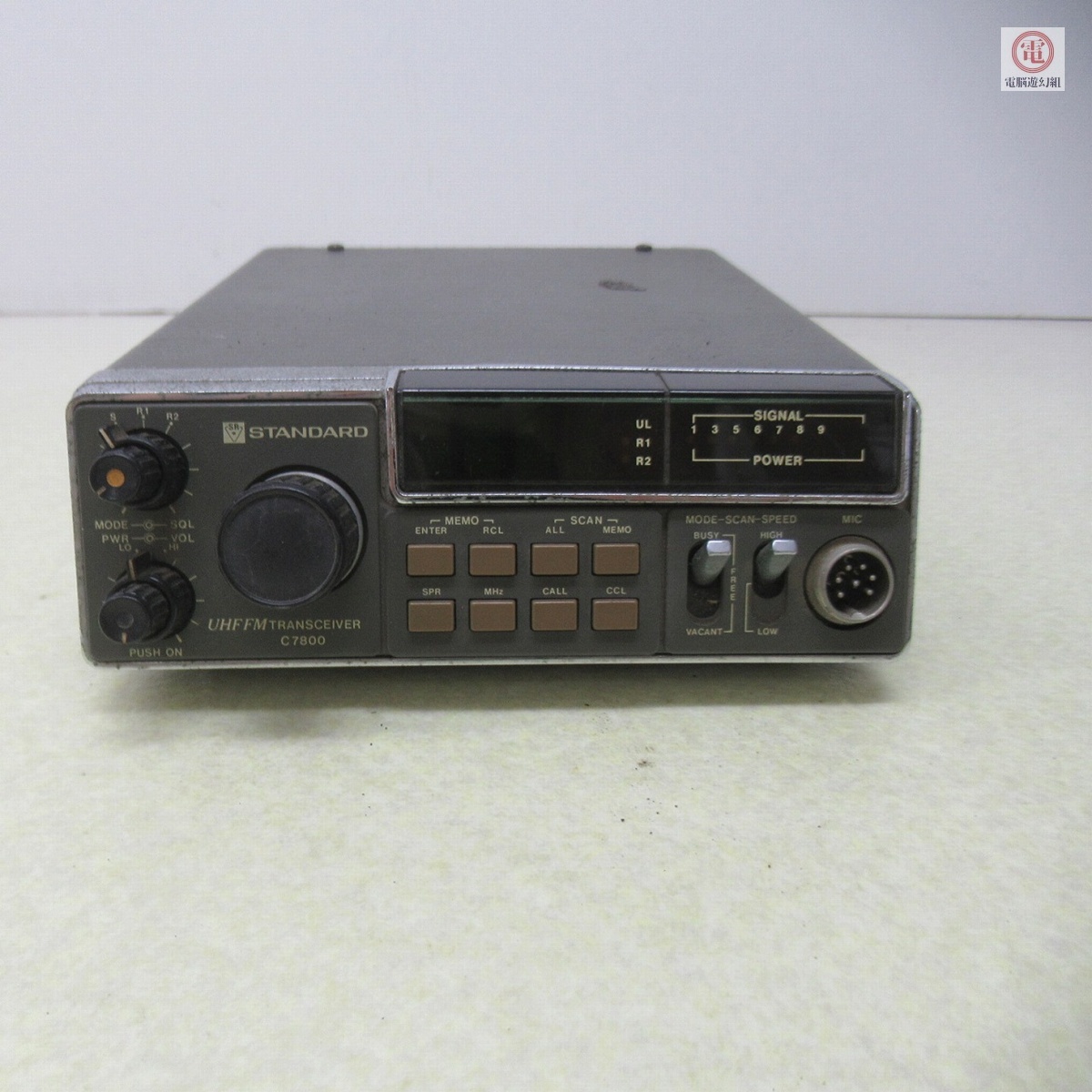 ○スタンダード/STANDARD C7800 UHF FM TRANSCEIVER/トランシーバー 動作未確認 ジャンク【20