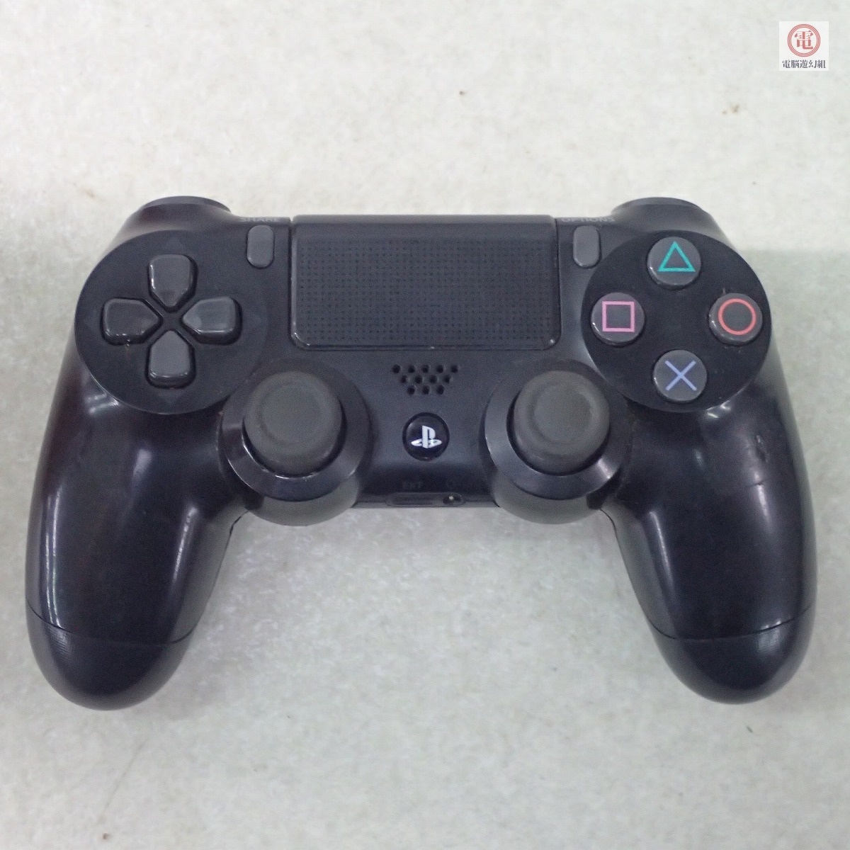 動作品 PS4 ワイヤレスコントローラー デュアルショック ジェットブラック CUH-ZCT2J ソニー SONY 難あり【10
