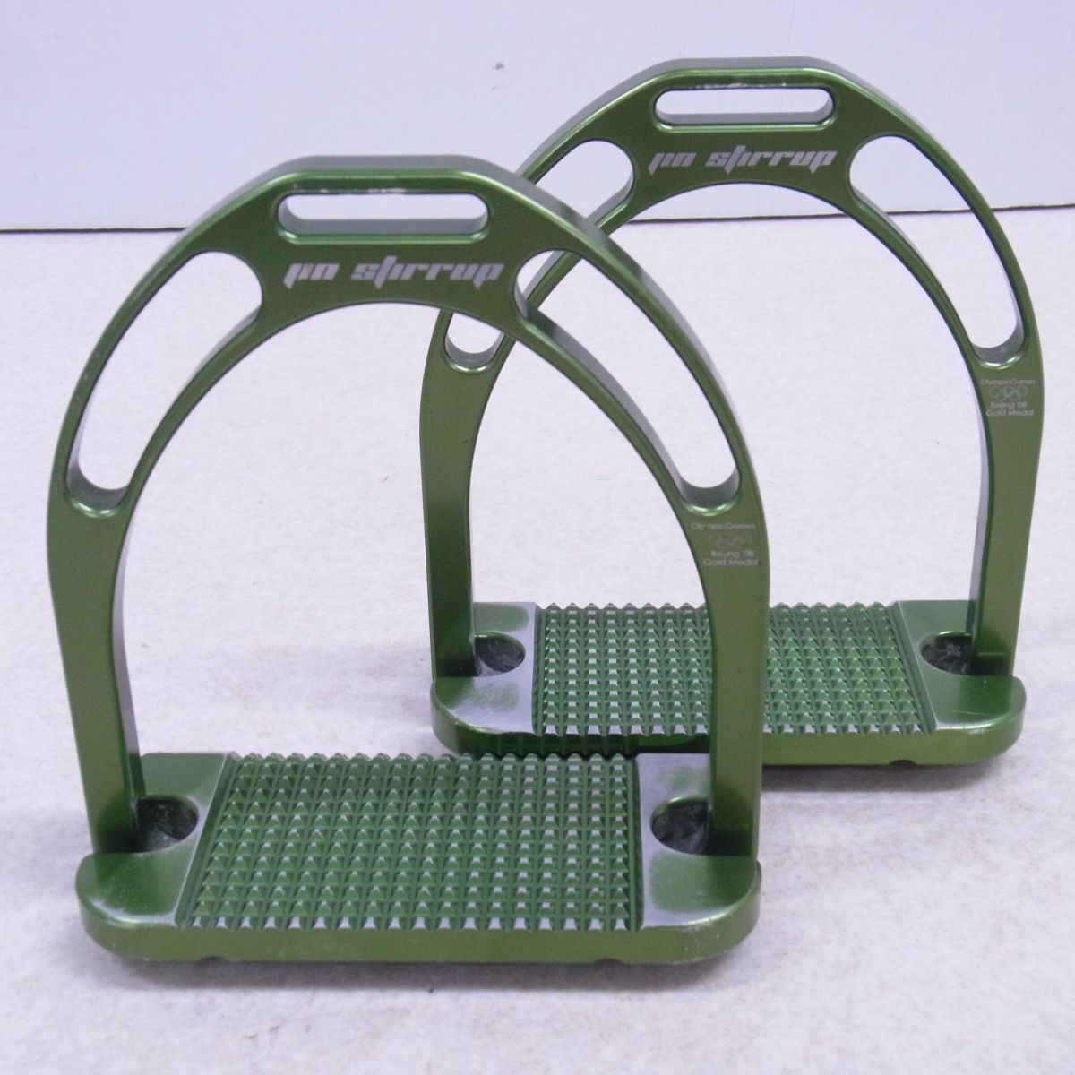 JIN STIRRUP 鐙 グリーン 乗馬 馬具【10
