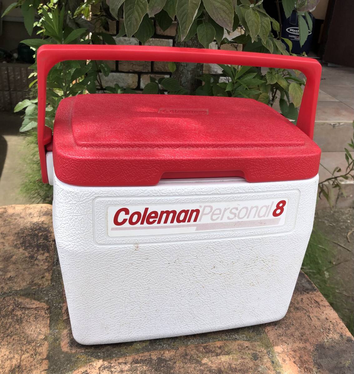 レトロビンテージ Coleman コールマン・コールマンレッド パーソナル8 MADE IN USA 1992年11月製・350ml缶×6本程度・COOLでもHOTでも