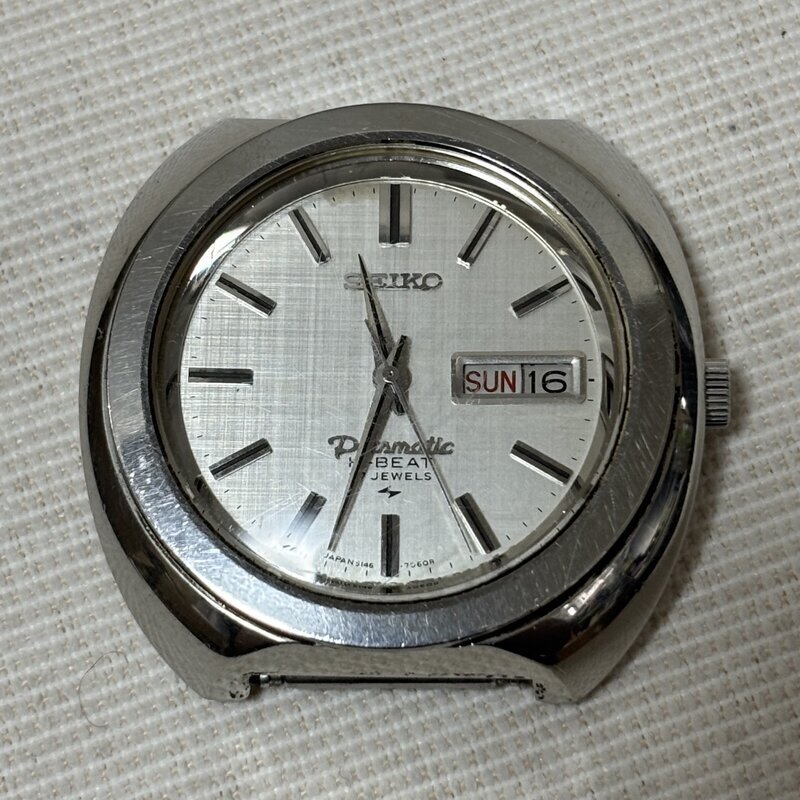 稼働 セイコープレスマチック ハイビート 27石 SEIKO PREMATIC 5146-7030 オート AUTO 自動巻 メンズ腕時計 IW607CT11SKPR//