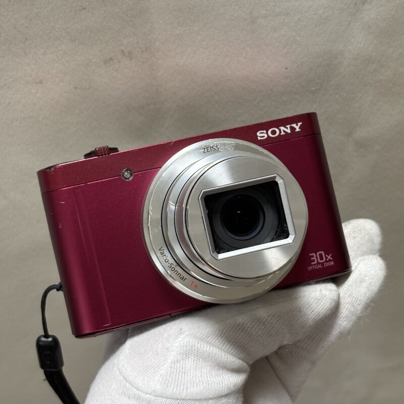 1円～ 動作確認済み SONY ソニー DSC-WX500 Cyber-shot サイバーショット レッド 赤 コンパクトデジタルカメラ デジカメ IW607DC10SNY_B