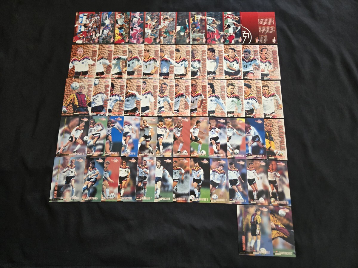 希少 PANINI England 96 サッカー カード 62枚 まとめセット イングランド
