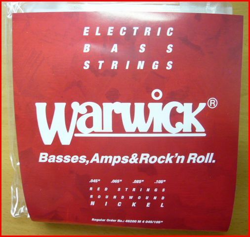 ワーウィックベース弦ニッケルBass 4String Set 045-105M　＃46200ミディアム