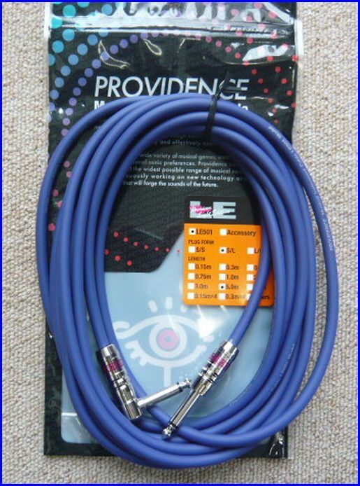 ProvidenceケーブルLE501 S-L BL 5Mシールド プロビデンス青1本 新品！