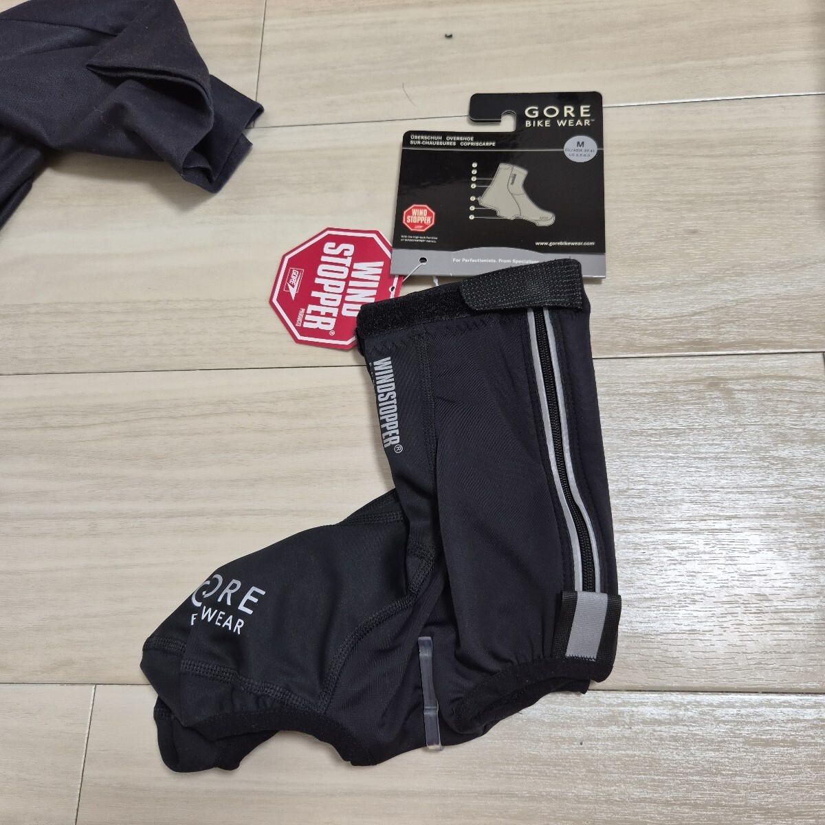 GORE BIKE WEAR WINDSTOPPER オーバーシューズ Mサイズ　ウインドウストッパー