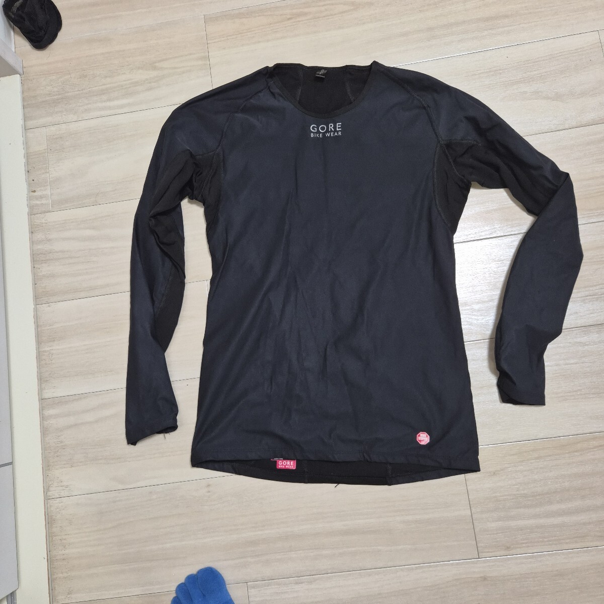 GORE BIKE WEAR ゴアバイクウェア 長袖インナーシャツ ブラック　ウインドウストッパー　サイズL