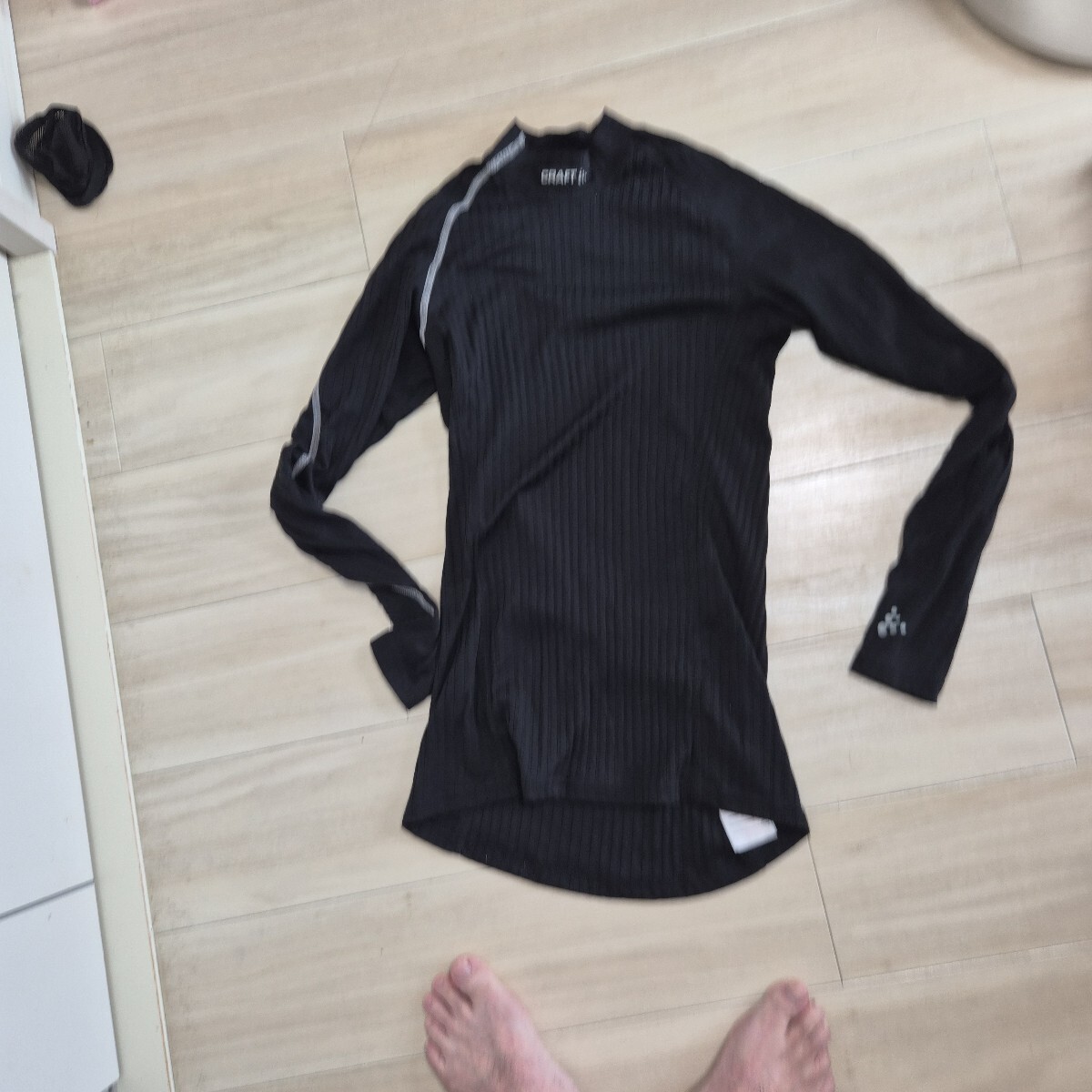 CRAFT (クラフト) 長袖クルーネック1904495 9999 L 1904495 (9999) Black L ストレッチ 長袖インナーシャツ ブラック