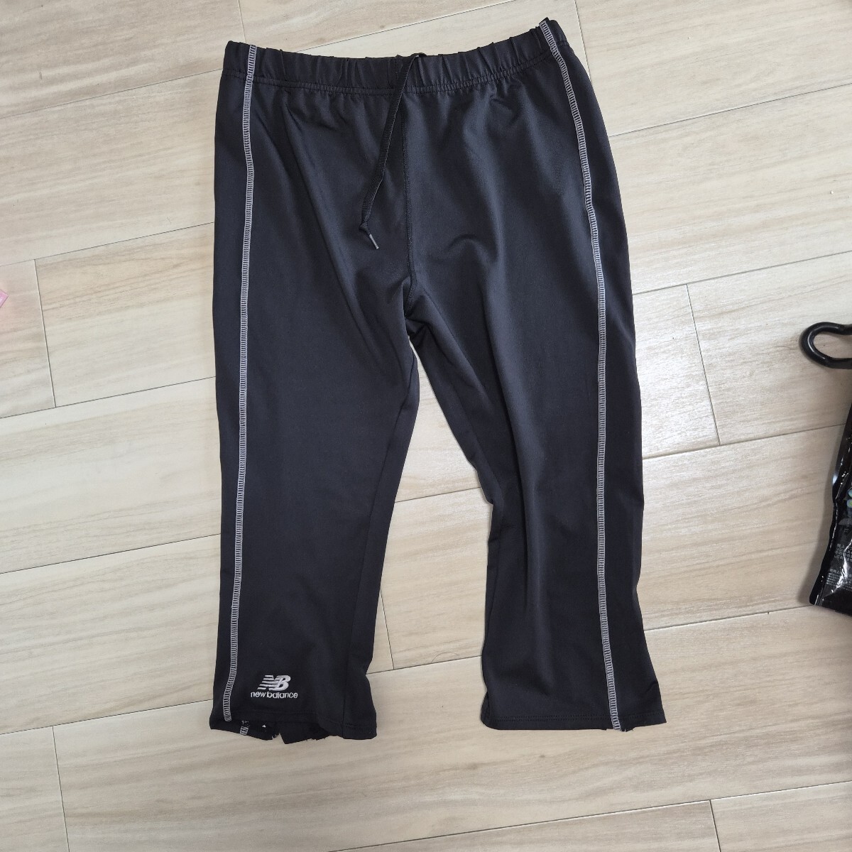 New Balance ニューバランス ジャージパンツ ブラック サイドライン