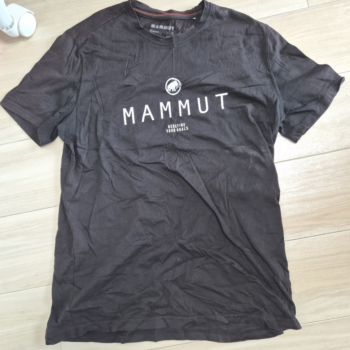 MAMMUT マムート ロゴTシャツ 半袖Tシャツ ブラック REDEFINE YOUR GOALS