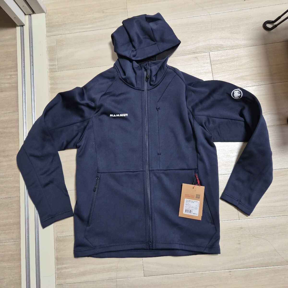 MAMMUT マムート Averett Winter ML フーデッドジャケット AF LO Men ネイビー タグ付き サイズL