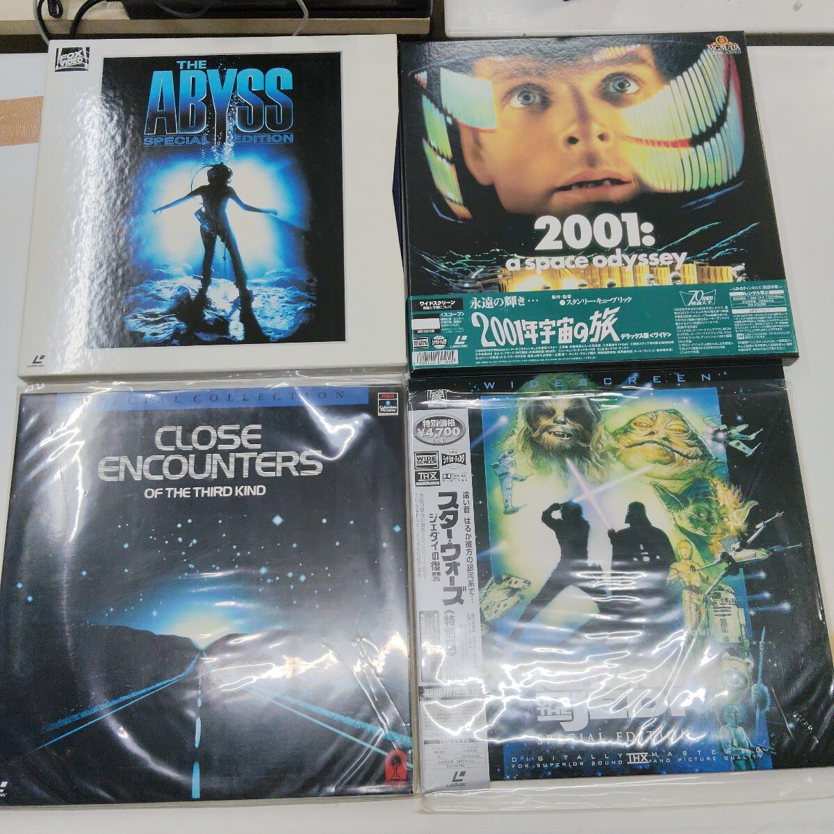 k0731-11 スターウォーズ他映画まとめてセット /アビス/2001年宇宙の旅/未知との遭遇/ジェダイの復讐/動作未確認