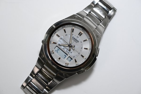 ●CASIO LINEAGE LCW-M150 タフソーラー 電波時計 メンズ腕時計 稼働品