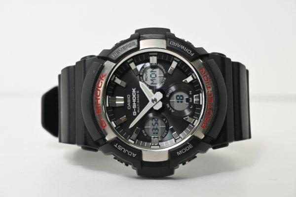 ●CASIO G-SHOCK GAW-100 タフソーラー 電波 メンズ腕時計 稼働品
