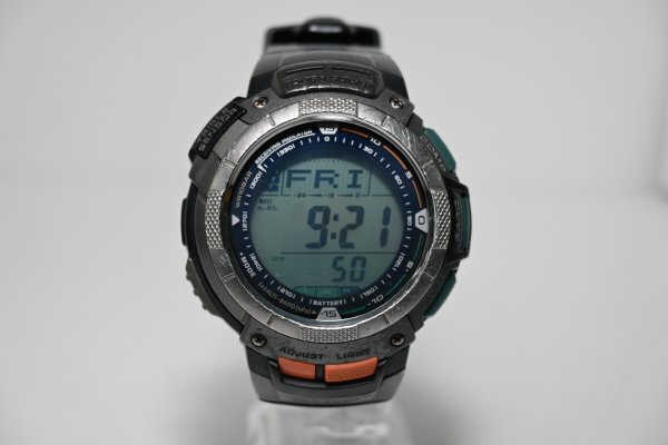 ●CASIO PRO TREK プロトレック PRW-1000J-1JR 電波ソーラー トリプルセンサー メンズ腕時計