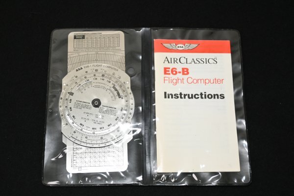ASA AIR CLASSICS E6-B Flight Computer 航空計算盤 フライトコンピューター 航法 パイロット 説明書 ケース付
