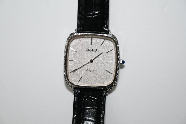 ●RADO Elegance 121.9538.2 クォーツ メンズ 腕時計 BAMBIベルト