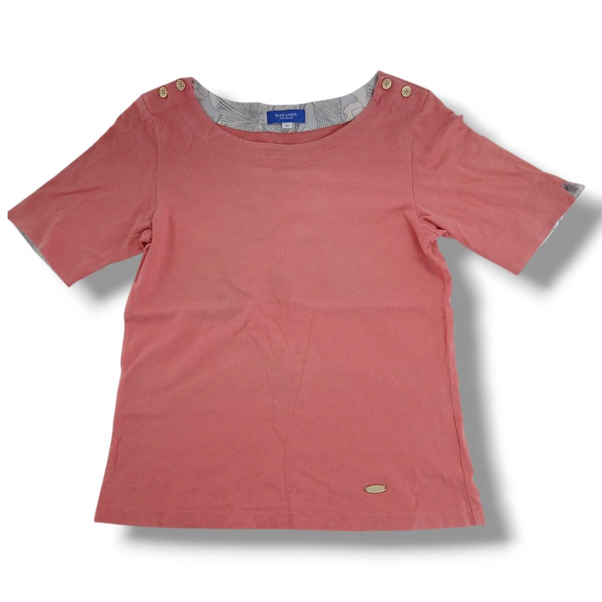 [60/B8-67/260703/12349/2465/SK0] Tシャツ BLUE LABEL ブルーレーベル Burberry バーバリー 55P68-186-12 01116-67 現状品