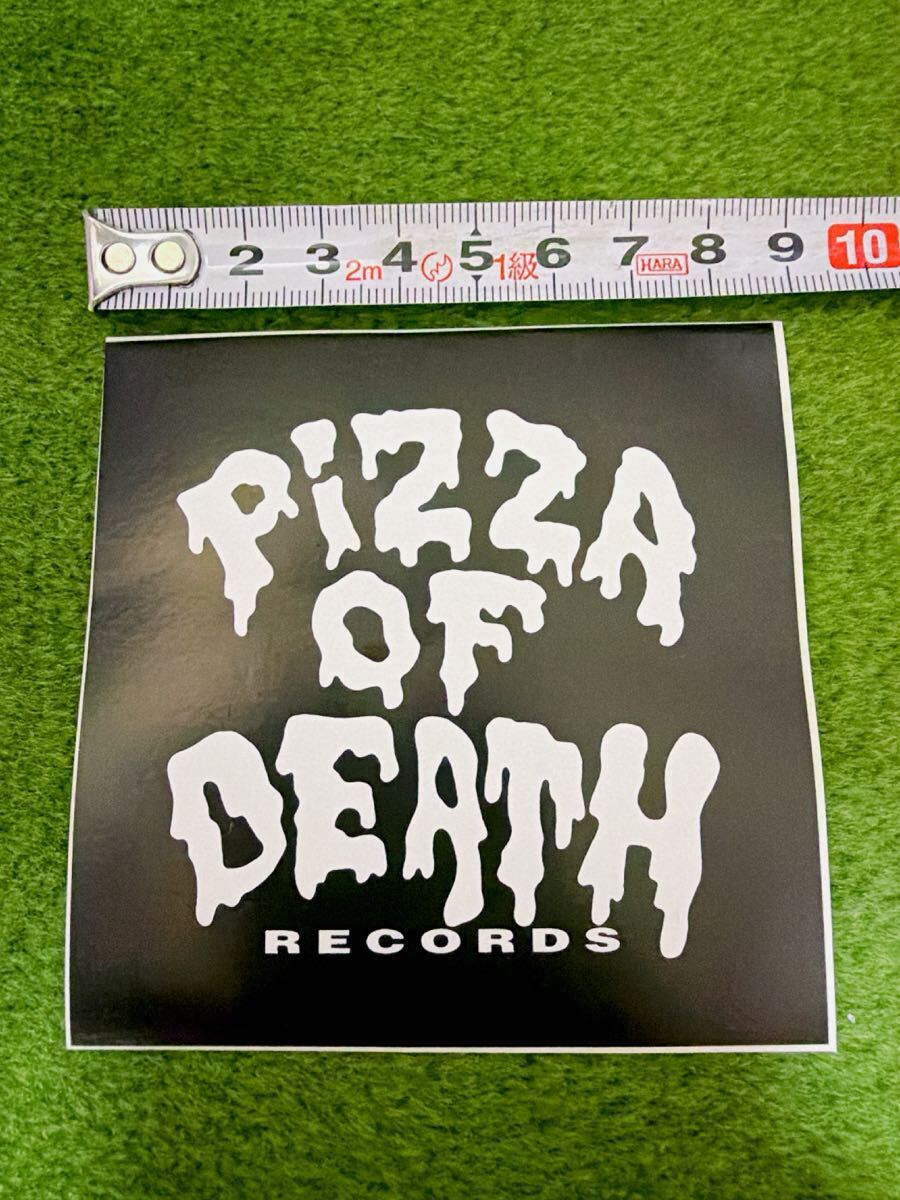 Pizza of Death Records ユニーク ドロップデザインステッカー