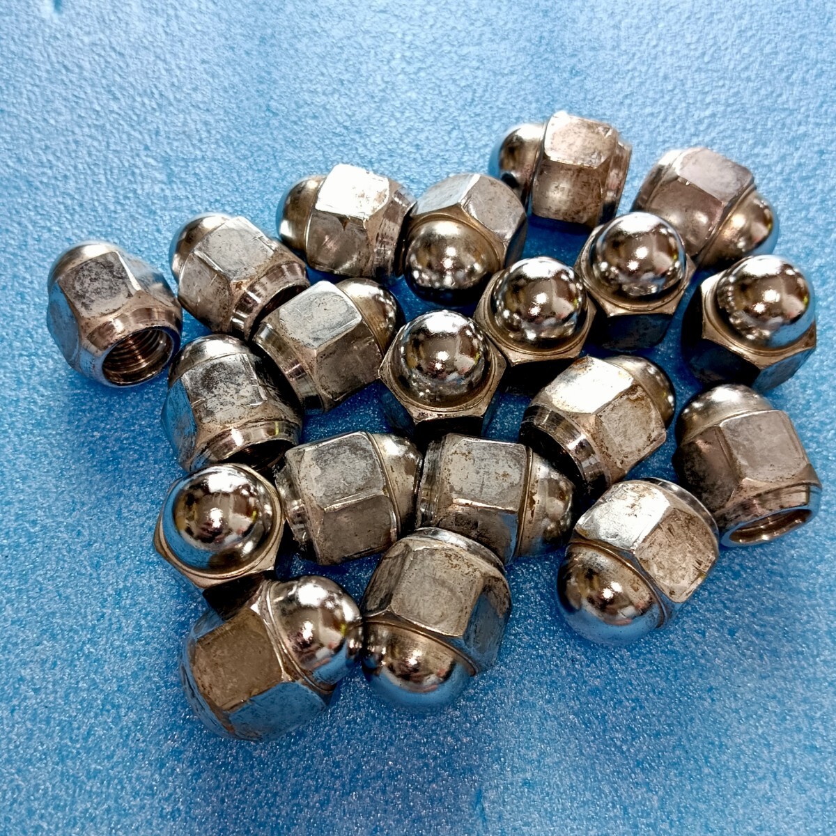 スバル 純正 ホイールナット 袋 20個セットM12×P1.25 5穴 4穴 スチール メッキ ショート25mm XVレガシィLEVORGインプレッサBRZ日産 スズキ