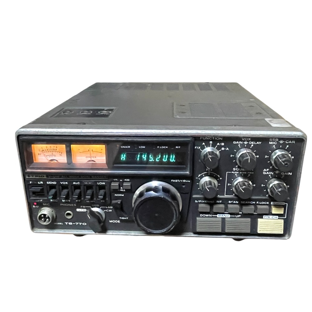 TRIO トリオ TRANSCEIVER １４４／４３０ＭＨｚ　２バンドオール モード トランシーバー ALL MODE アマチュア無線機 固定機 