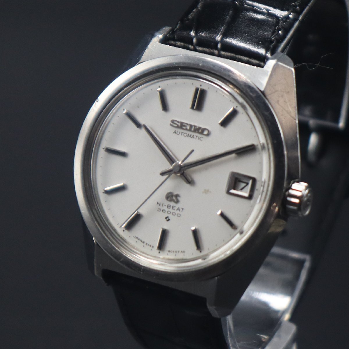 SEIKO 61GS HI-BEAT セイコー グランドセイコー ハイビート 6145-8000 Cal.6145A 自動巻き GSメダリオン 1969年 諏訪 アンティーク メンズ