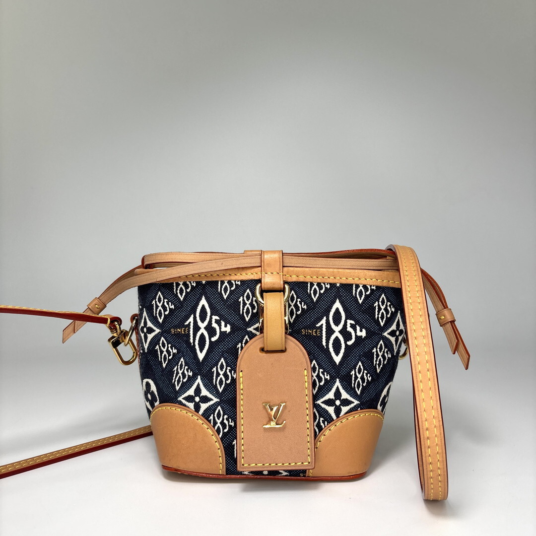 新品同様 Louis Vuitton ルイヴィトン M57447 ノエ・パース ショルダーバッグ レディース メンズ since1984 ジャガード