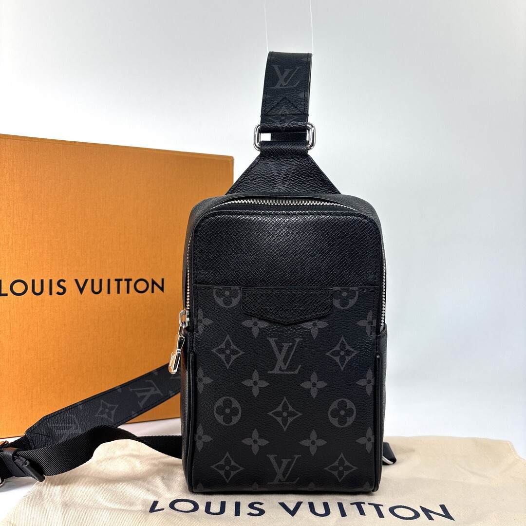 新品同様 Louis Vuitton ルイヴィトン■RFID■タイガラマ アウトドア スリングバッグ M30741 2WAY ボディバッグ ショルダーバッグ メンズ
