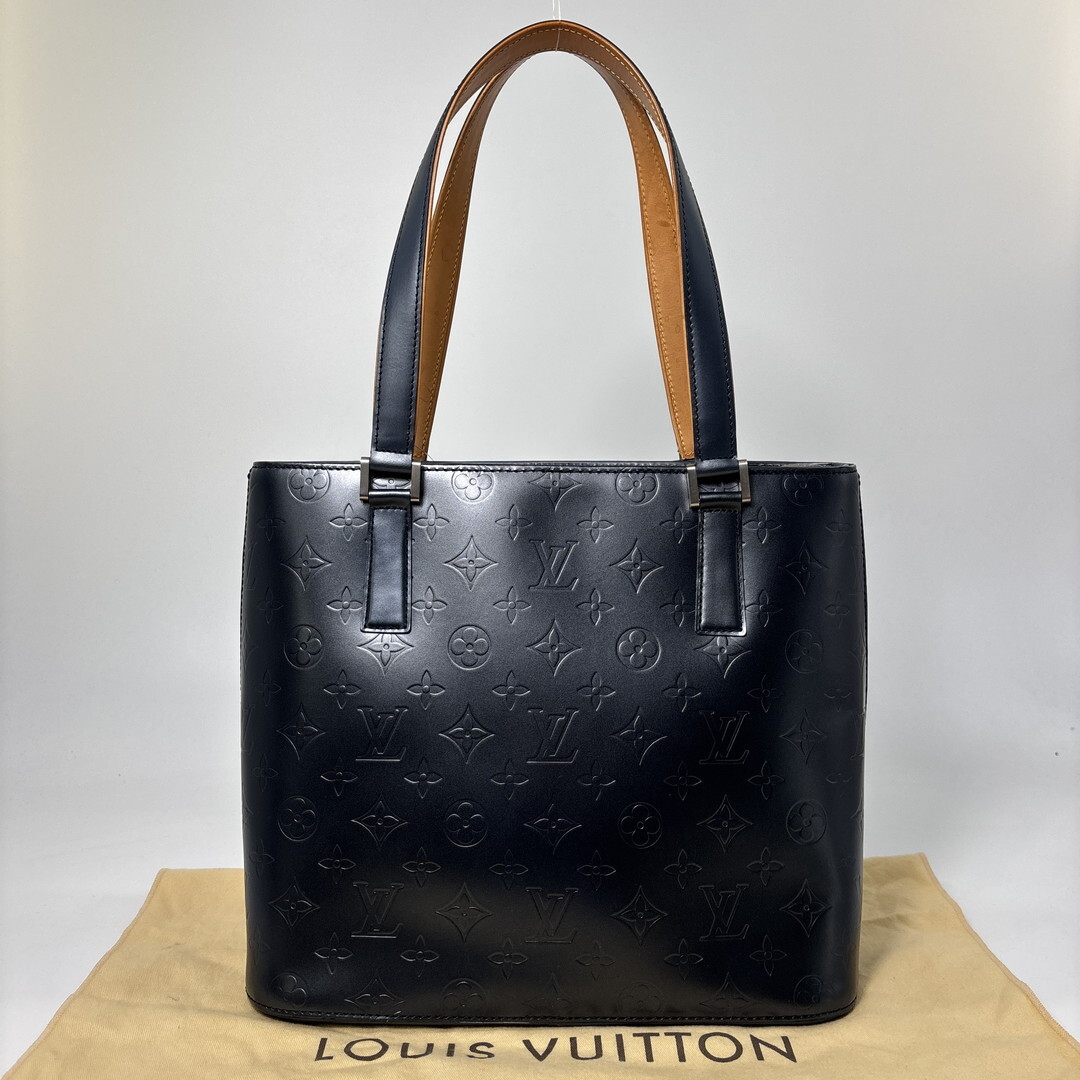 新品同様 Louis Vuitton ルイヴィトン M55112 モノグラムマット ストックトン レディース ショルダーバッグ 肩掛けかばん メンズ 