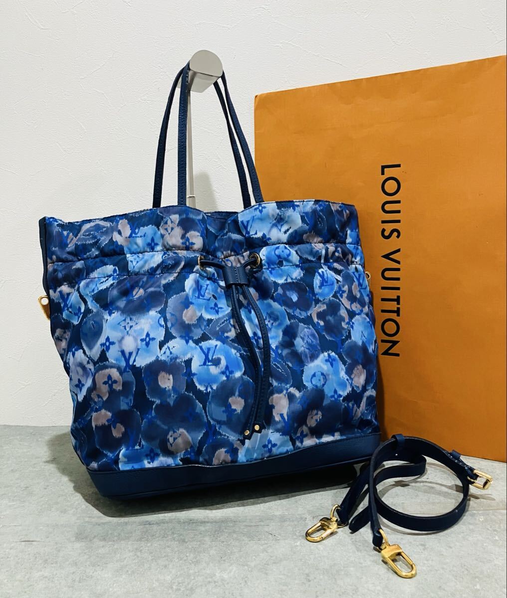 LOUIS VUITTON 極上美品 イカットフラワー 2way バッグ ルイ・ヴィトン バック