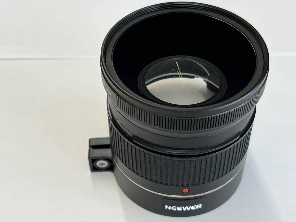 NEEWER 広角レンズ 2in1 18mm HD広角と10xマクロ追加レンズ エクステンションチューブ、バヨネットマウントレンズアダプター
