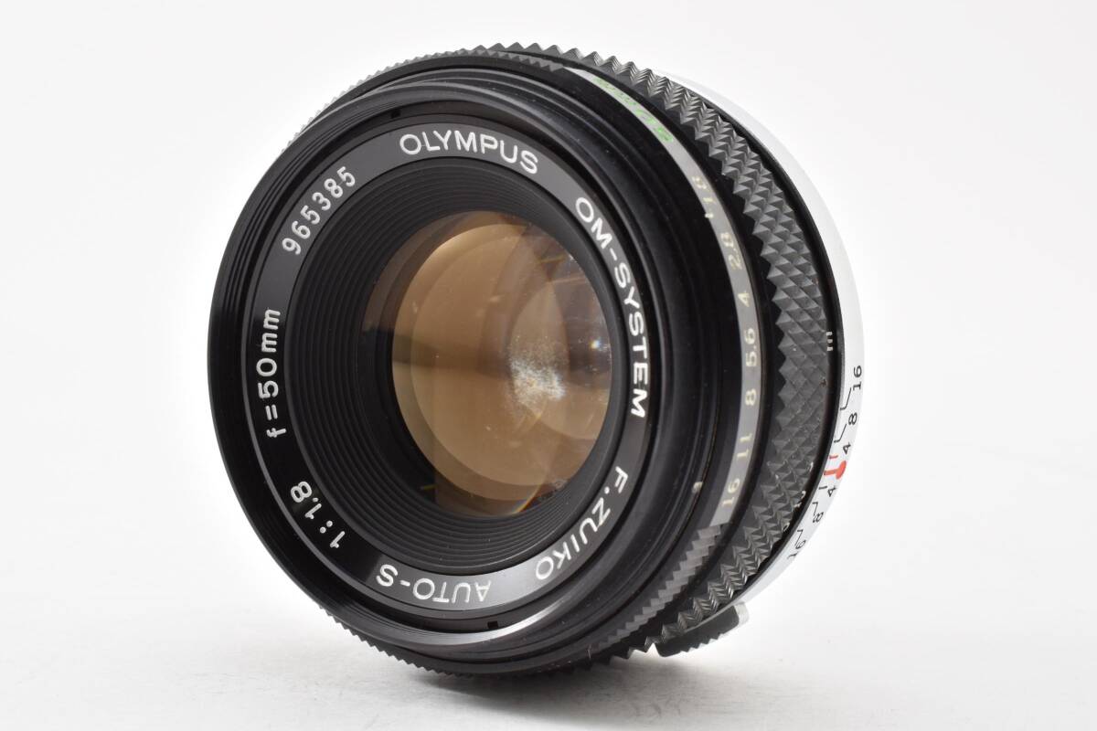 オリンパス OM-SYSTEM F.Zuiko Auto-S 1:1.8 50mm レンズ 現状品 2987316